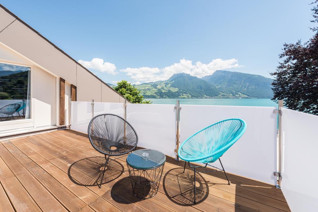 Boutique Hotel Riviera Spiez Ruang foto