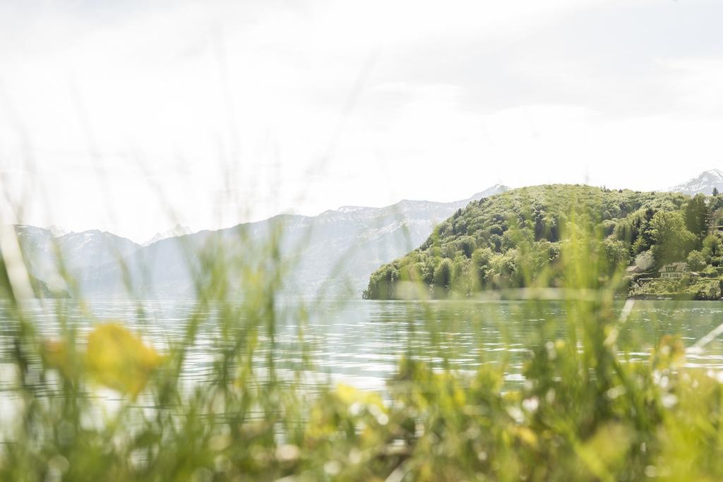 Boutique Hotel Riviera Spiez Bagian luar foto